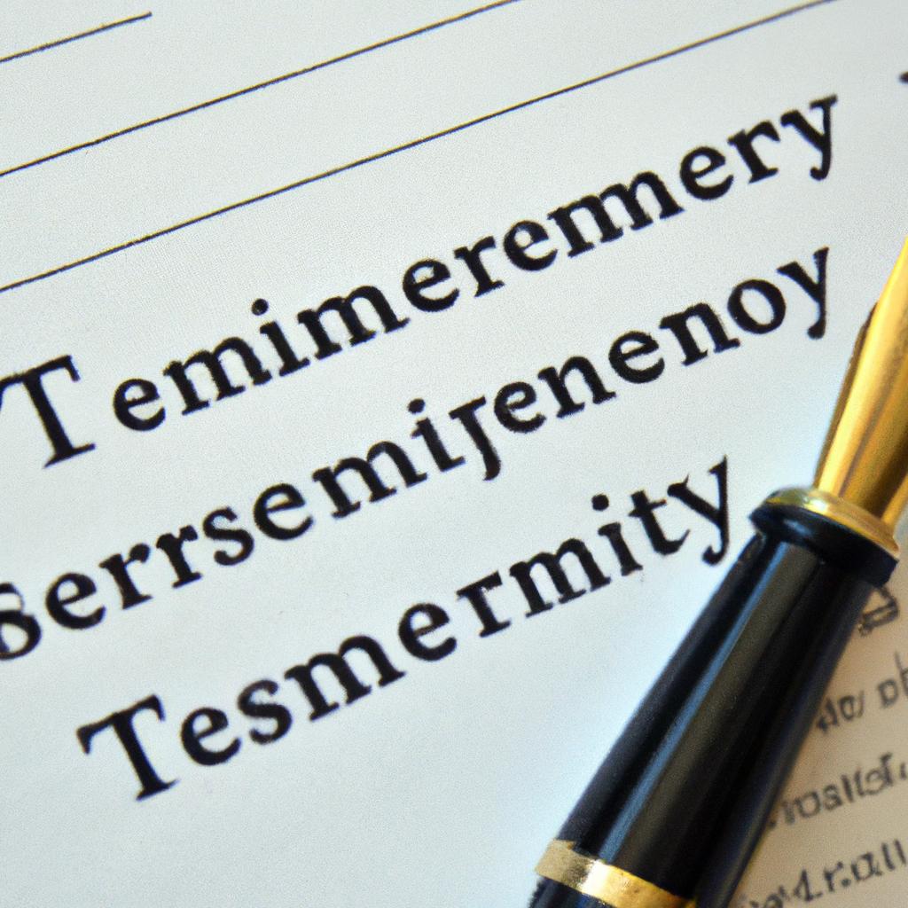 Key Considerations When⁢ Drafting Letters of Testimentary